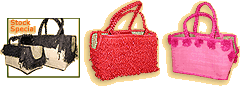 Unusual raffia pet totes from Madagascar