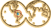 World map showing Colombia